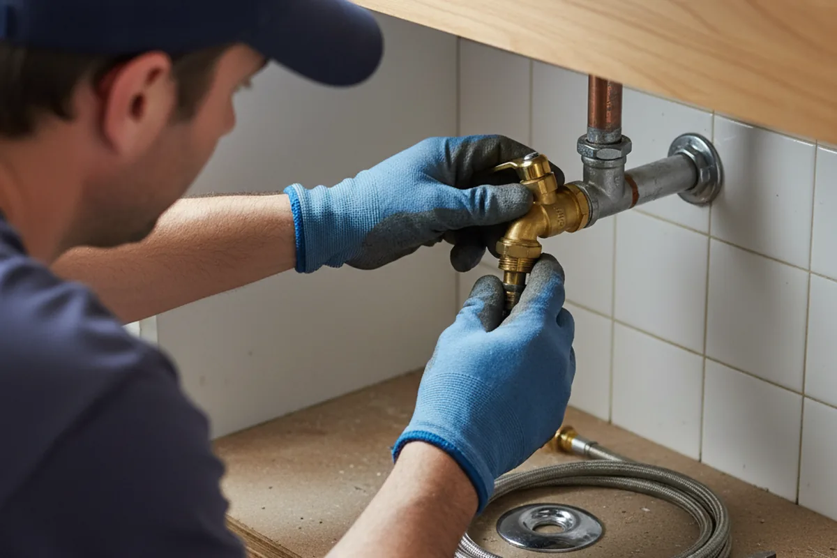 Shutoff valve and fitting work during Repiping in Aberdeen